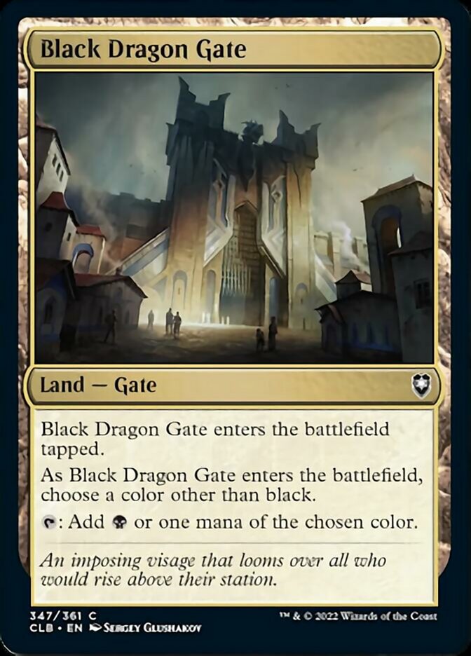 Black Dragon Gate [Commander Legends: Battle for Baldur's Gate] - The Mythic Store | 24h Order Processing