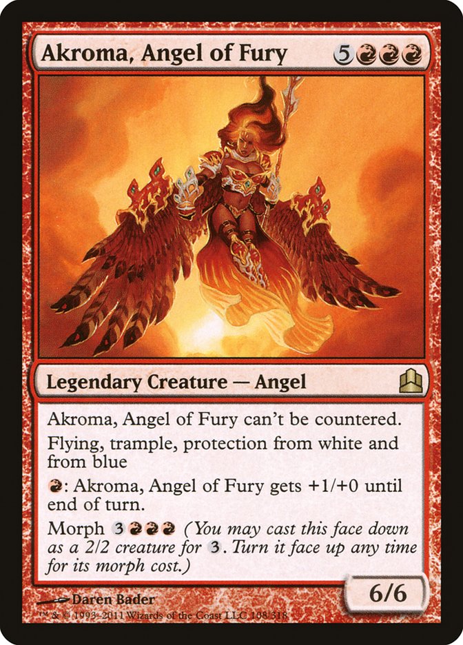 Akroma, Angel of Fury [Commander 2011] - The Mythic Store | 24h Order Processing