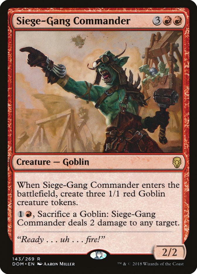 Siege-Gang Commander [Dominaria] - The Mythic Store | 24h Order Processing