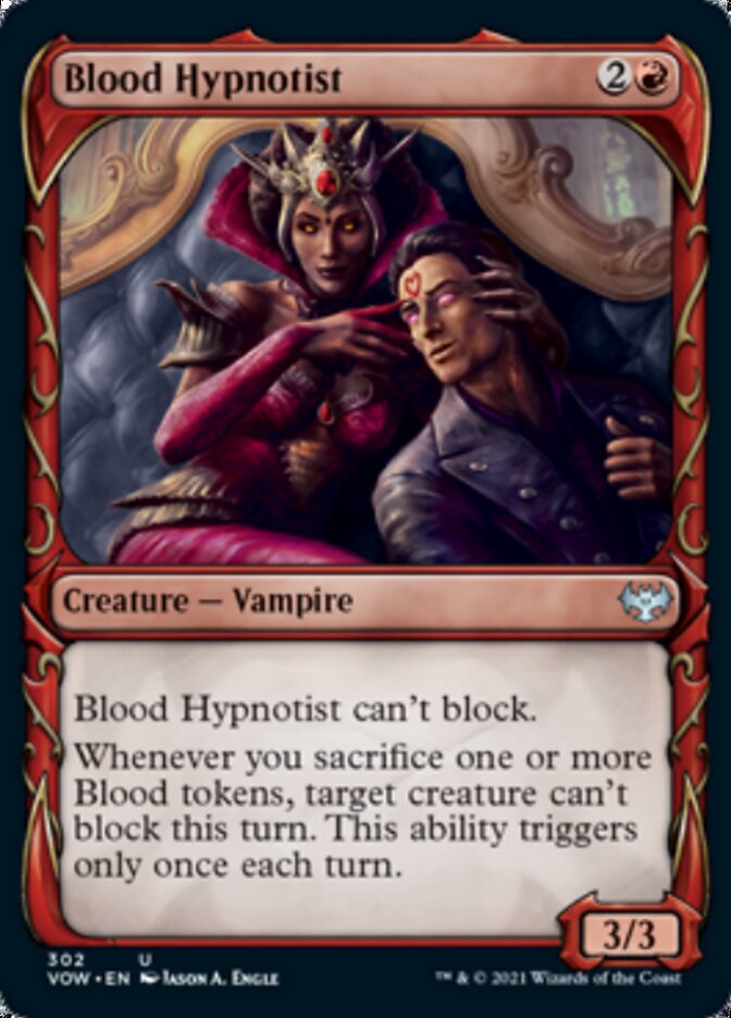 Blood Hypnotist (Showcase Fang Frame) [Innistrad: Crimson Vow] - The Mythic Store | 24h Order Processing