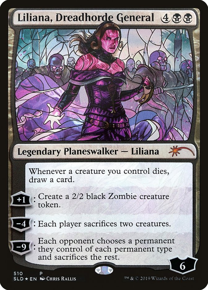 Liliana, Dreadhorde General (Stained Glass) [Secret Lair Drop Promos] - The Mythic Store | 24h Order Processing