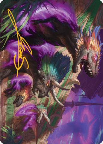 Burning Sun's Fury Art Card (Gold-Stamped Signature) [March of the Machine Art Series] - The Mythic Store | 24h Order Processing