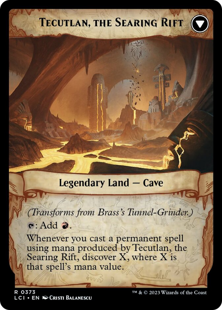 Brass's Tunnel-Grinder // Tecutlan, The Searing Rift [The Lost Caverns of Ixalan] - The Mythic Store | 24h Order Processing