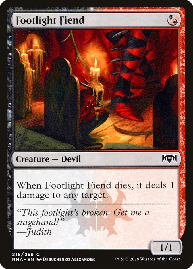 Footlight Fiend [Ravnica Allegiance] - The Mythic Store | 24h Order Processing