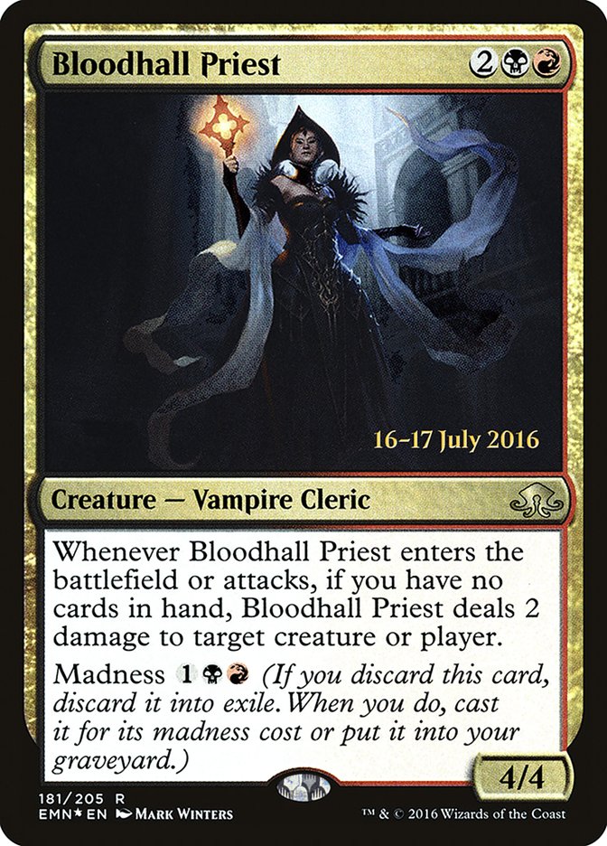 Bloodhall Priest [Eldritch Moon Prerelease Promos] - The Mythic Store | 24h Order Processing