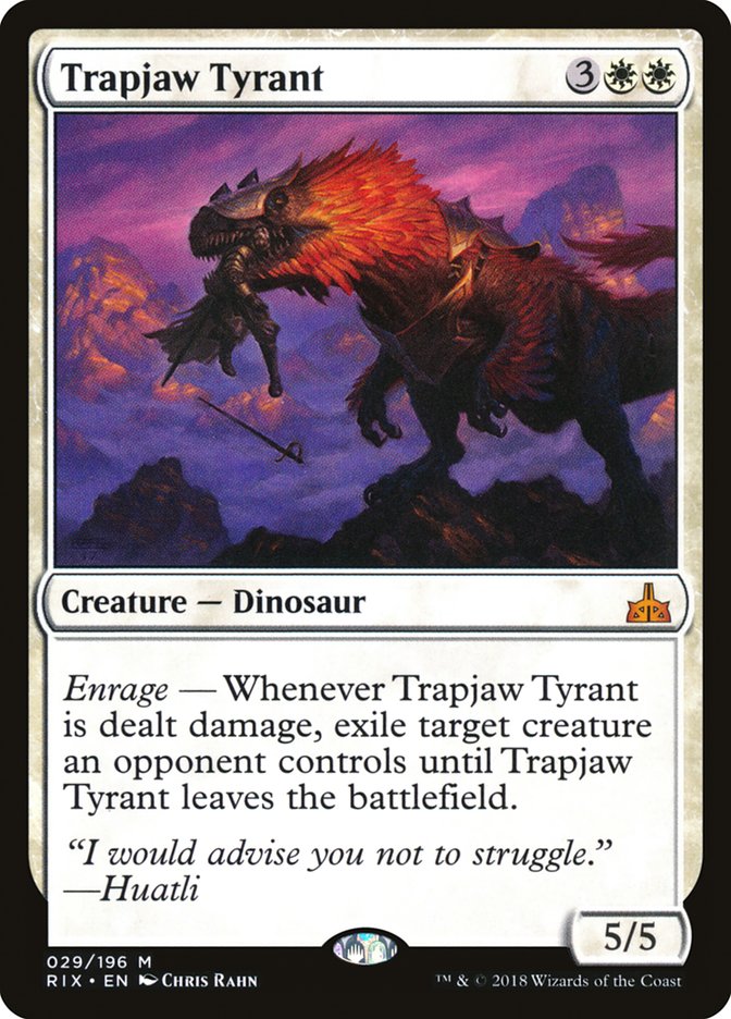 Trapjaw Tyrant [Rivals of Ixalan] - The Mythic Store | 24h Order Processing