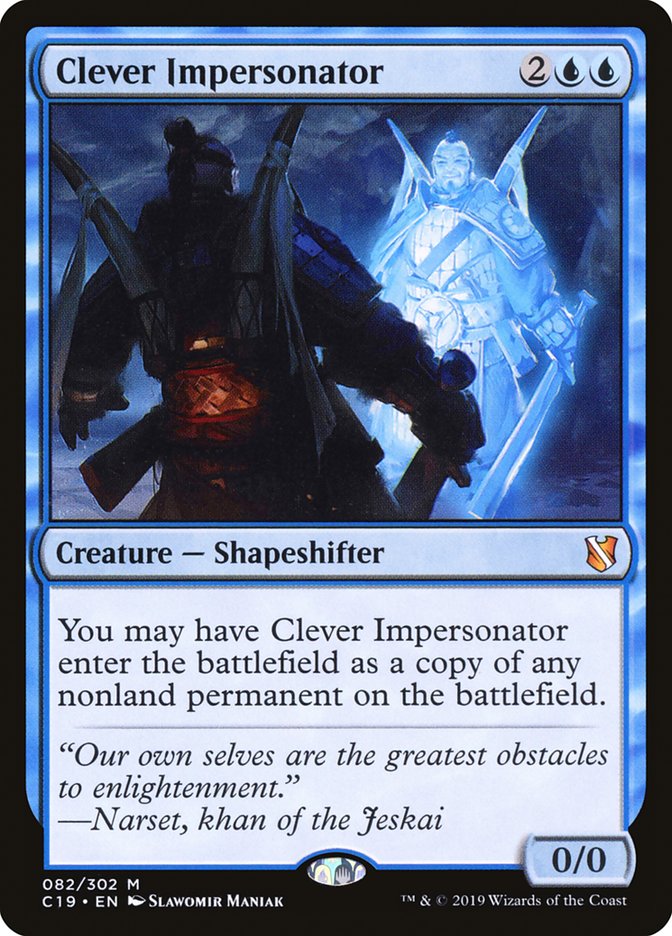 Clever Impersonator [Commander 2019] - The Mythic Store | 24h Order Processing