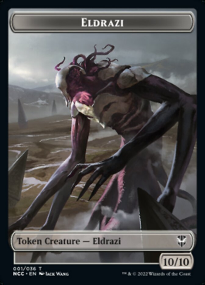 Eldrazi // Human Soldier Double-Sided Token [Streets of New Capenna Commander Tokens] - The Mythic Store | 24h Order Processing