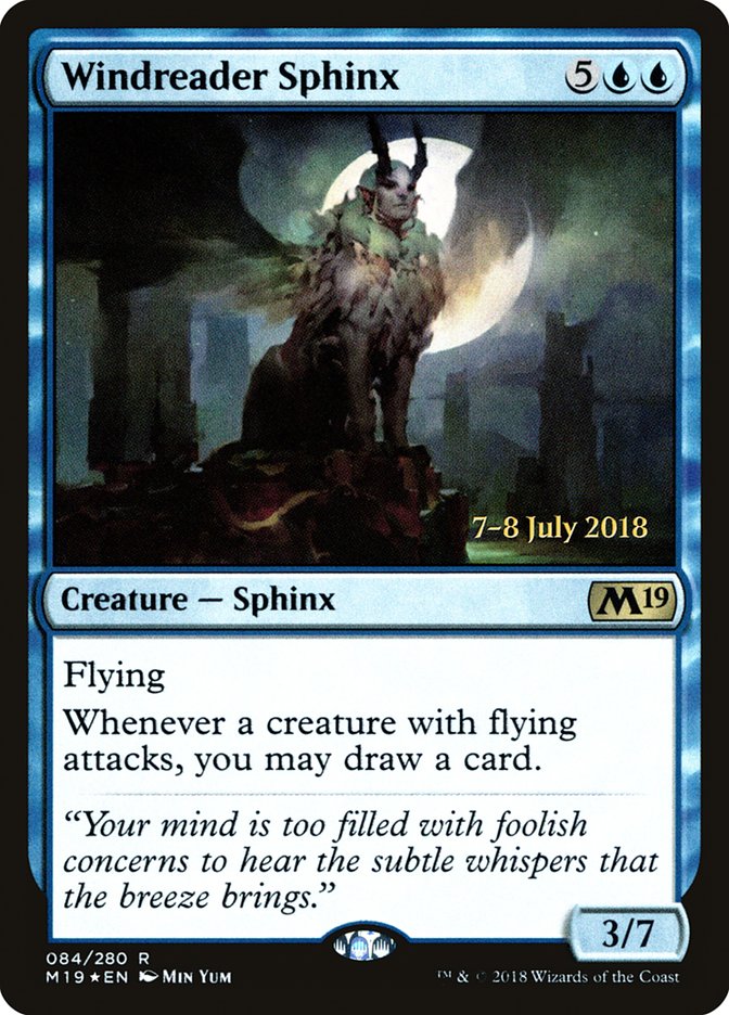Windreader Sphinx [Core Set 2019 Prerelease Promos] - The Mythic Store | 24h Order Processing