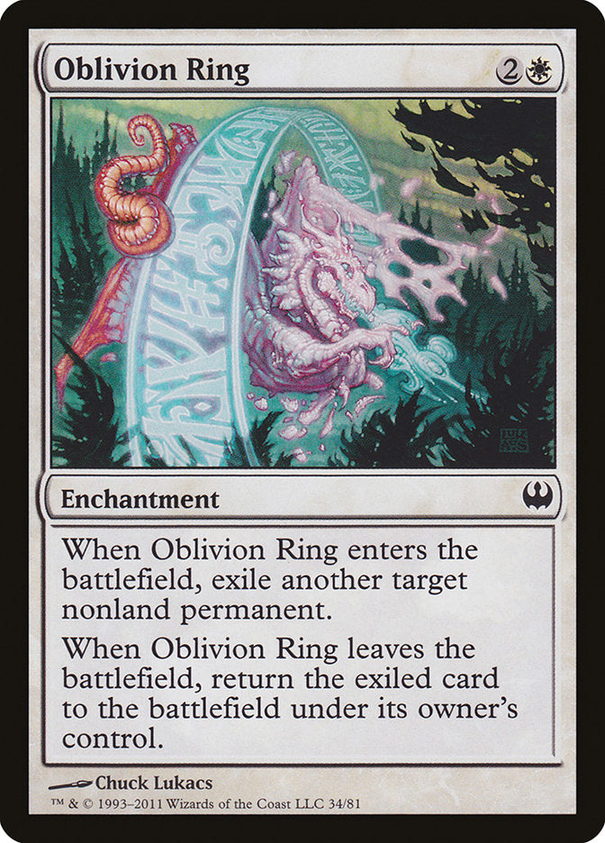 Oblivion Ring [Duel Decks: Knights vs. Dragons] - The Mythic Store | 24h Order Processing