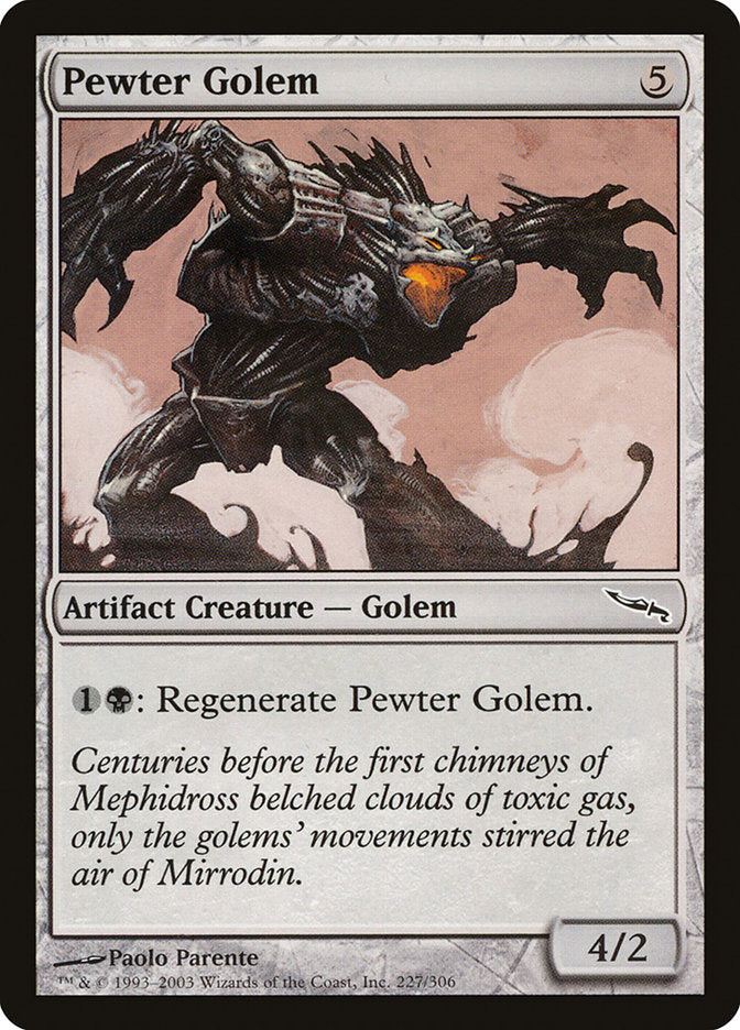 Pewter Golem [Mirrodin] - The Mythic Store | 24h Order Processing