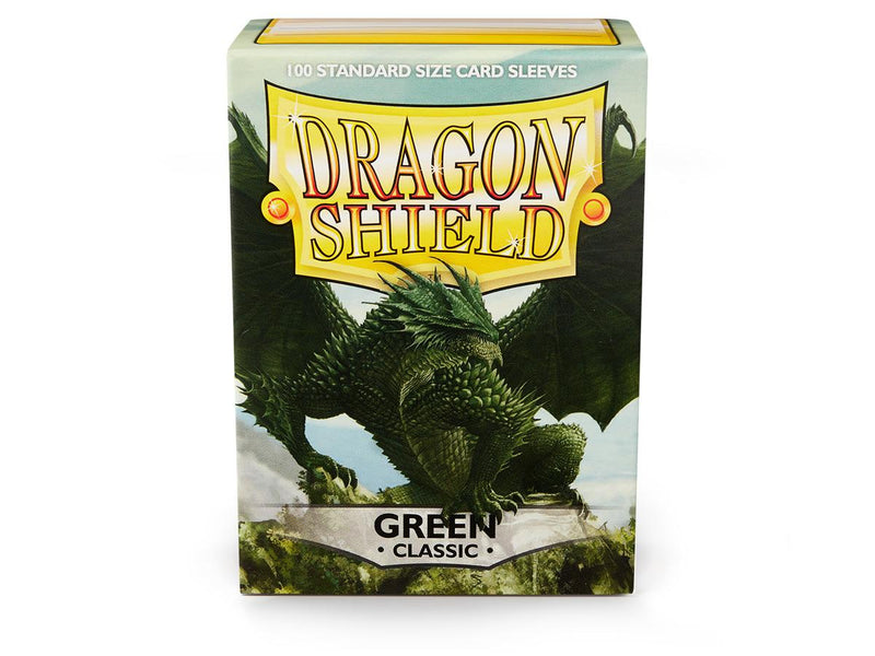 Dragon Shield Classic Sleeve - Green ‘Verdante’ 100ct - The Mythic Store | 24h Order Processing