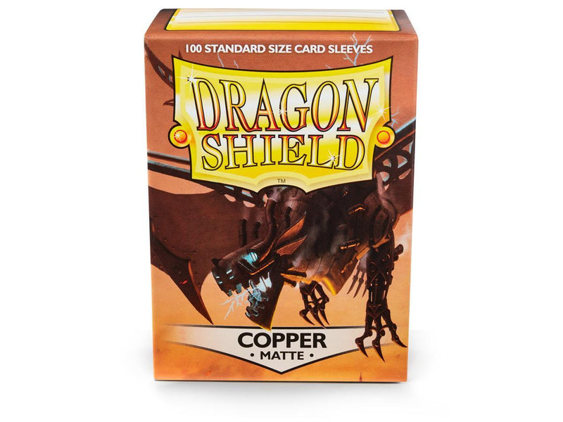 Dragon Shield Matte Sleeve - Copper ‘Draco Primus’ 100ct - The Mythic Store | 24h Order Processing