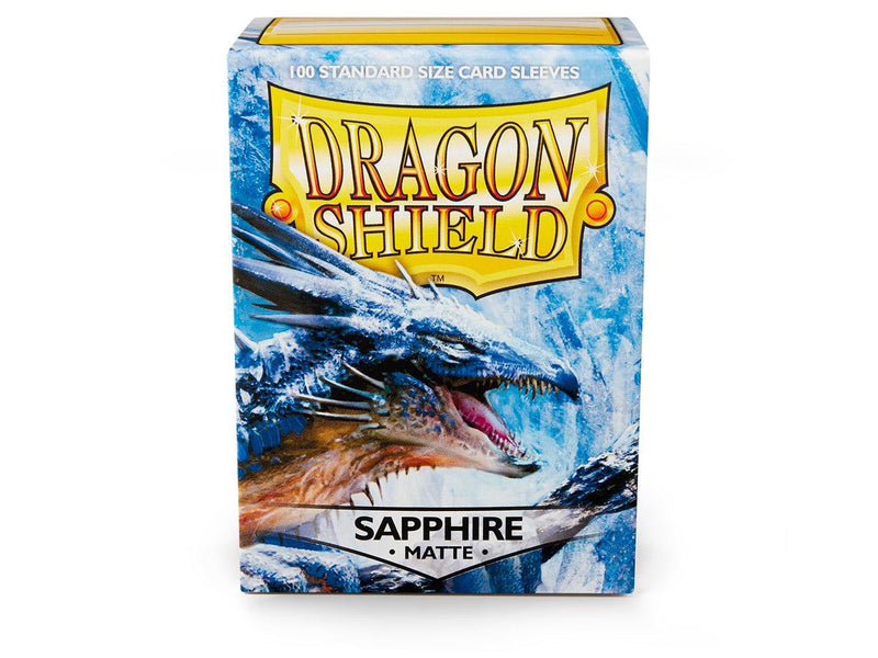 Dragon Shield Matte Sleeve - Sapphire ‘Roiin & Royenna’ 100ct - The Mythic Store | 24h Order Processing