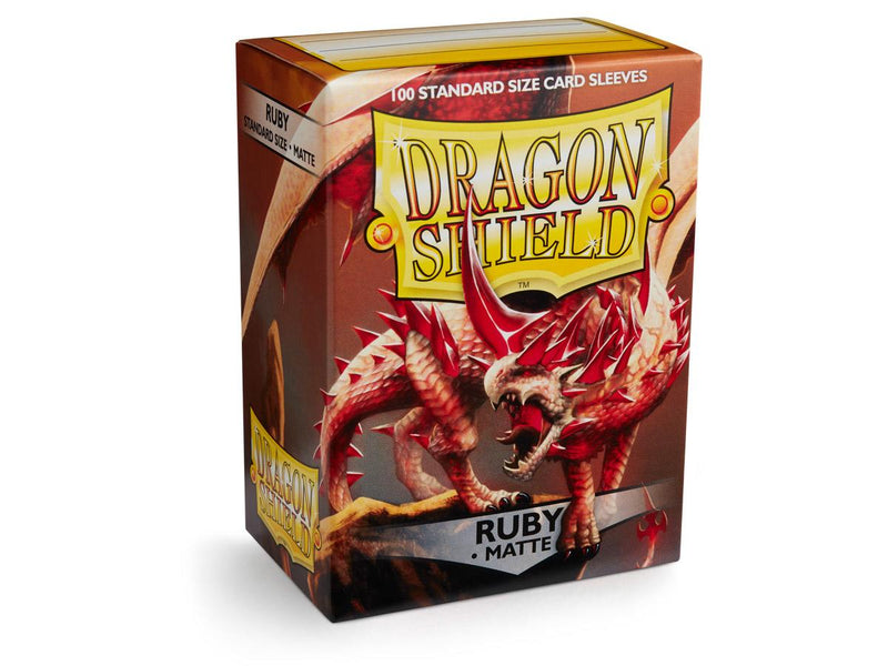 Dragon Shield Matte Sleeve - Ruby ‘Rubis’ 100ct - The Mythic Store | 24h Order Processing