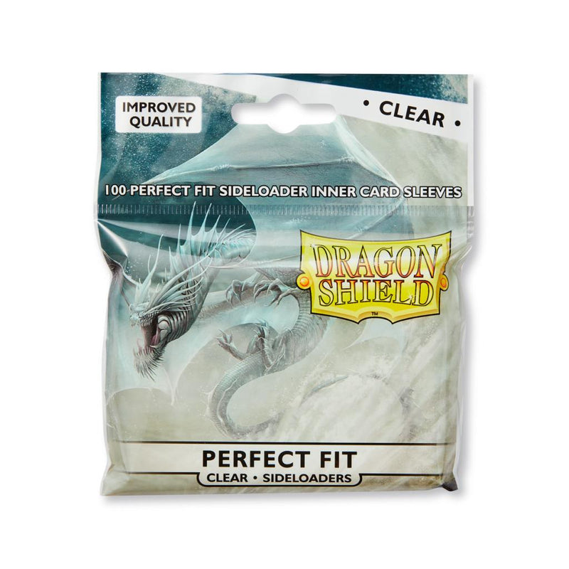 Dragon Shield Perfect Fit Sideloader Sleeve - Clear ‘Naluapo’ 100ct - The Mythic Store | 24h Order Processing