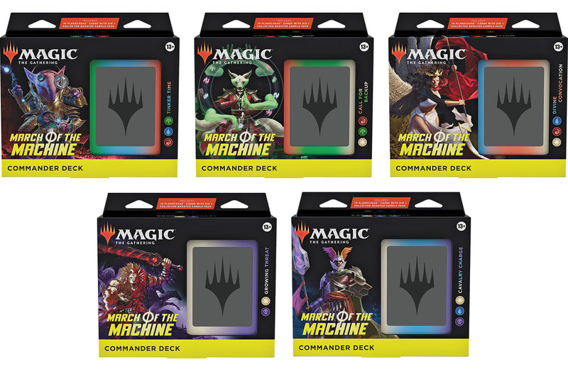 March of the Machine - Commander Decks (Set of 5) - The Mythic Store | 24h Order Processing