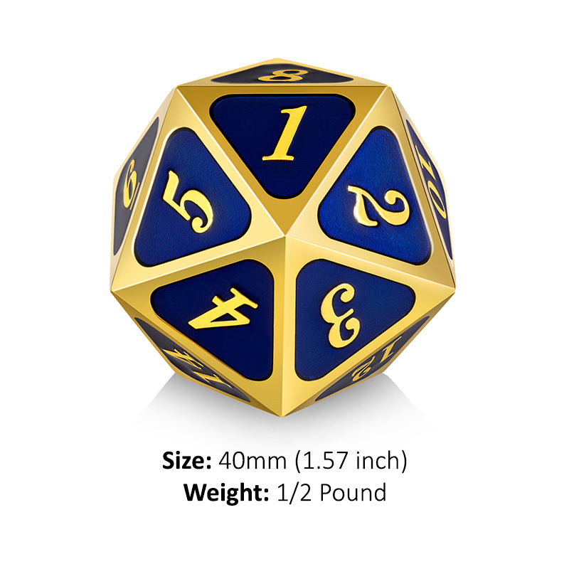 Metal D20 Spindown Dice - The Mythic Store | 24h Order Processing