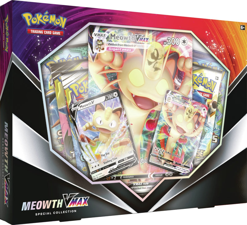 Pokemon Meowth VMAX Special Collection - The Mythic Store | 24h Order Processing