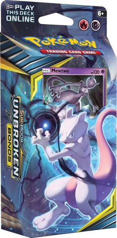 POKÉMON TCG Sun & Moon Unbroken Bonds Theme Deck Mewtwo - The Mythic Store | 24h Order Processing