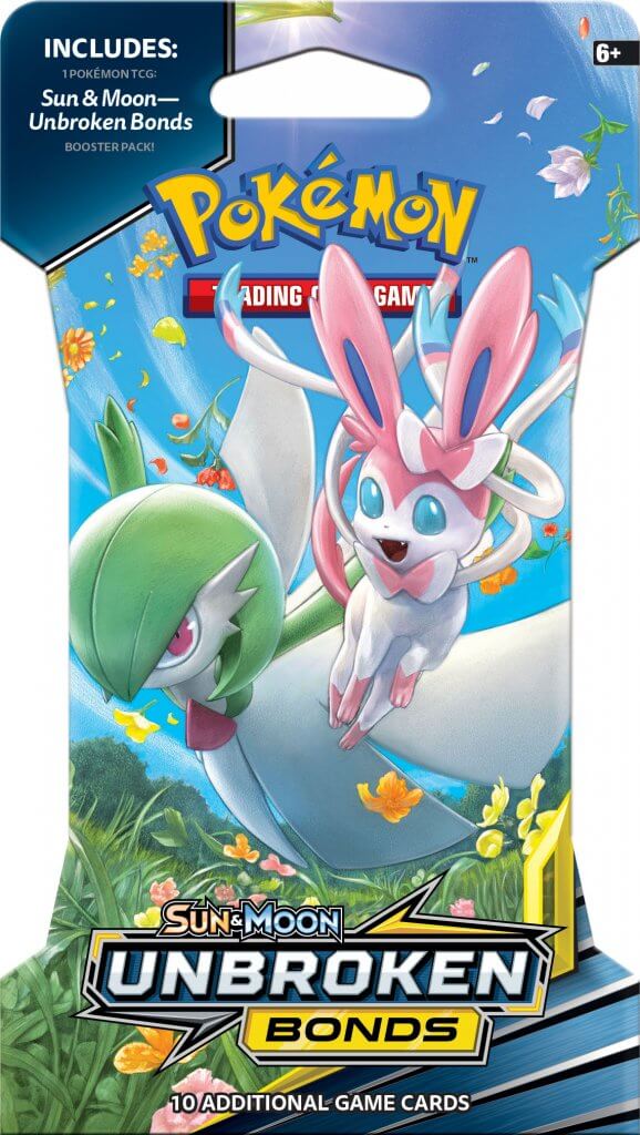 POKMON TCG Sun & Moon Unbroken Bonds - Sleeved Booster Pack POKMON TCG Sun & Moon Unbroken Bonds - Sleeved Booster Pack