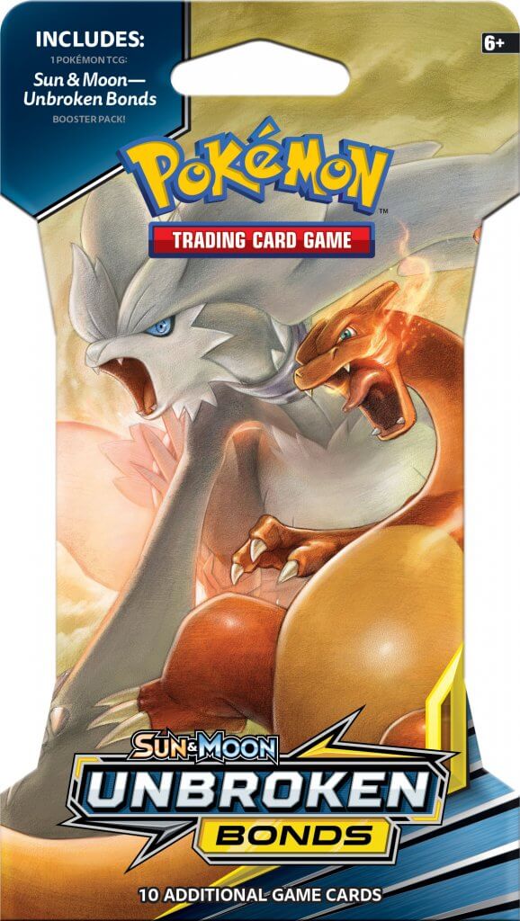 POKMON TCG Sun & Moon Unbroken Bonds - Sleeved Booster Pack POKMON TCG Sun & Moon Unbroken Bonds - Sleeved Booster Pack