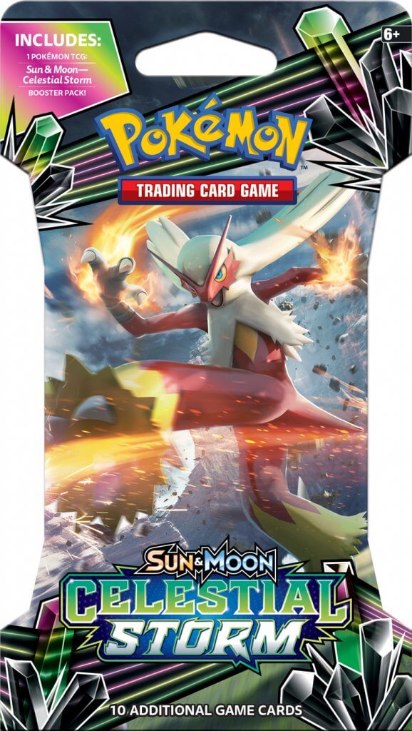 POKMON TCG Sun & Moon Celestial Storm - Sleeved Booster Pack POKMON TCG Sun & Moon Celestial Storm - Sleeved Booster Pack