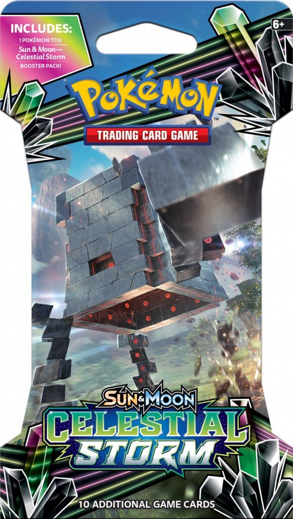 POKMON TCG Sun & Moon Celestial Storm - Sleeved Booster Pack POKMON TCG Sun & Moon Celestial Storm - Sleeved Booster Pack