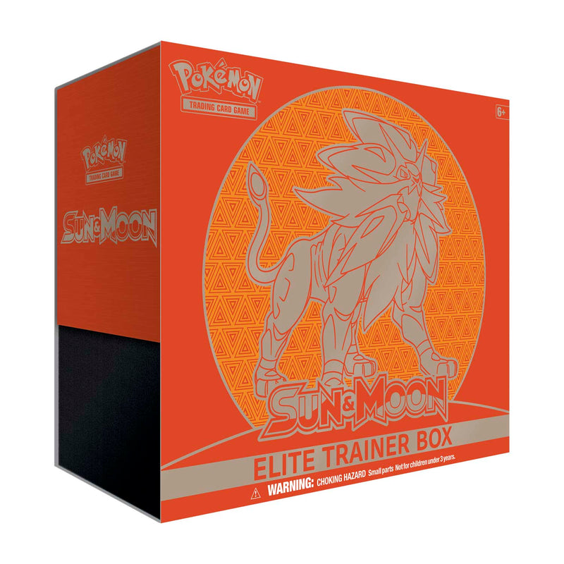 Sun & Moon GX Elite Trainer Box - Solgaleo - The Mythic Store | 24h Order Processing