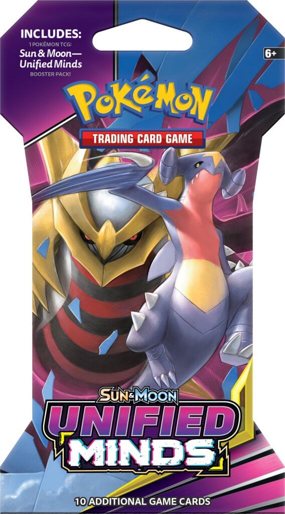 POKMON TCG Unified Minds - Sleeved Booster Pack POKMON TCG Unified Minds - Sleeved Booster Pack