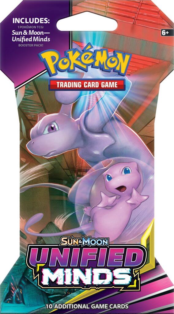 POKMON TCG Unified Minds - Sleeved Booster Pack POKMON TCG Unified Minds - Sleeved Booster Pack