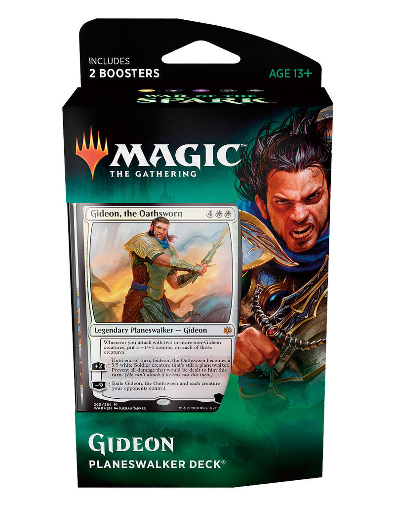 War of the Spark Planeswalker Deck - Gideon - The Mythic Store | 24h Order Processing