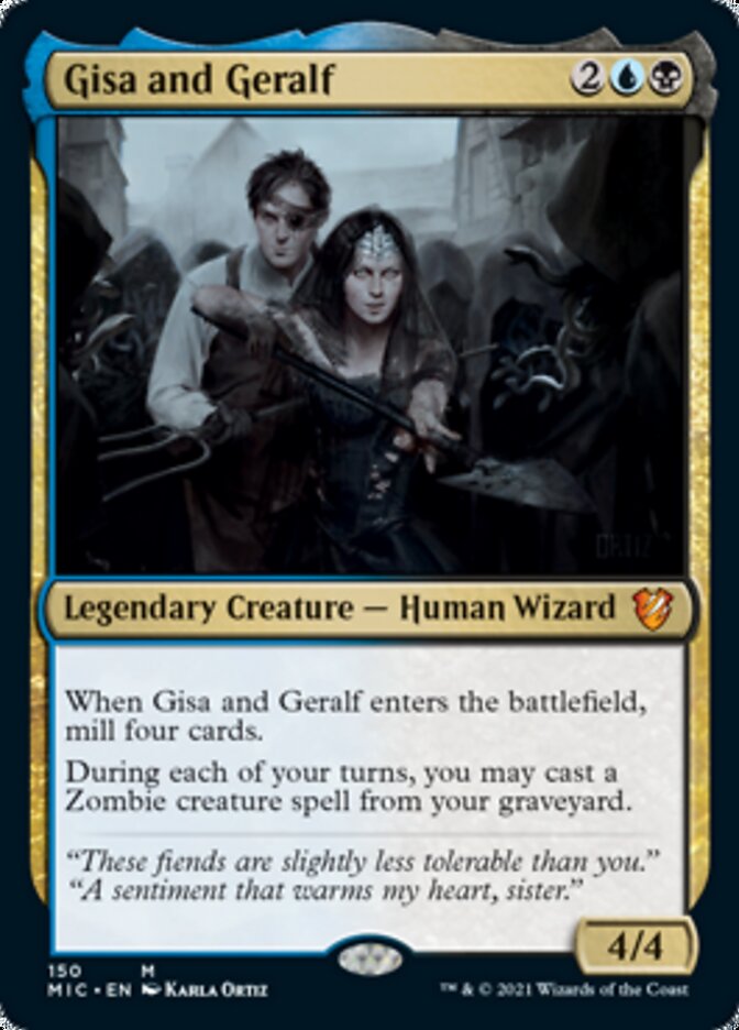 Gisa and Geralf [Innistrad: Midnight Hunt Commander] - The Mythic Store | 24h Order Processing