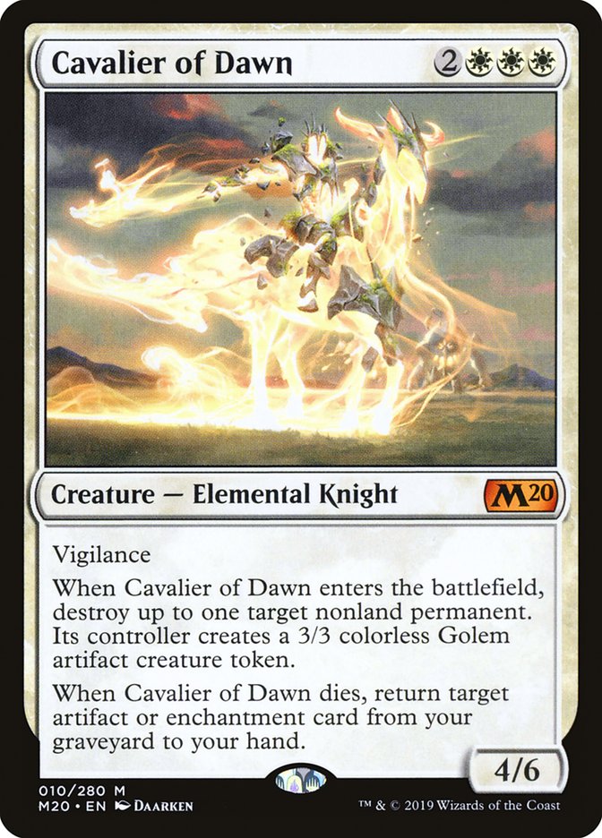 Cavalier of Dawn [Core Set 2020] - The Mythic Store | 24h Order Processing
