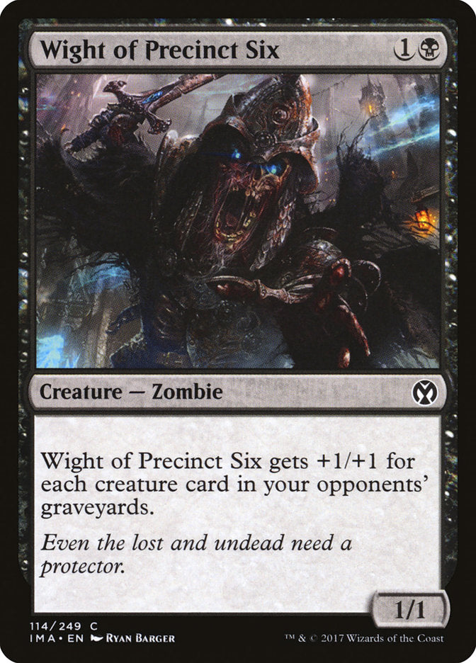 Wight of Precinct Six [Iconic Masters] - The Mythic Store | 24h Order Processing