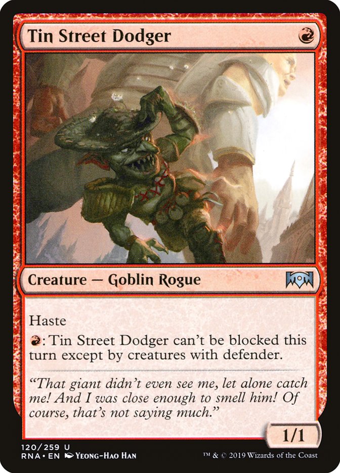 Tin Street Dodger [Ravnica Allegiance] - The Mythic Store | 24h Order Processing