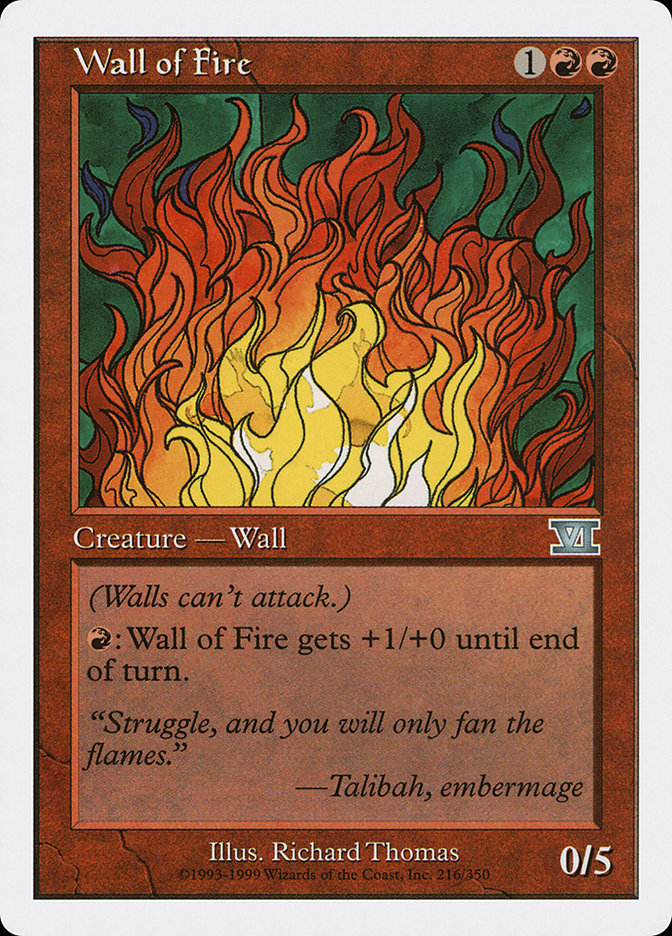 Wall of Fire [Classic Sixth Edition] - The Mythic Store | 24h Order Processing