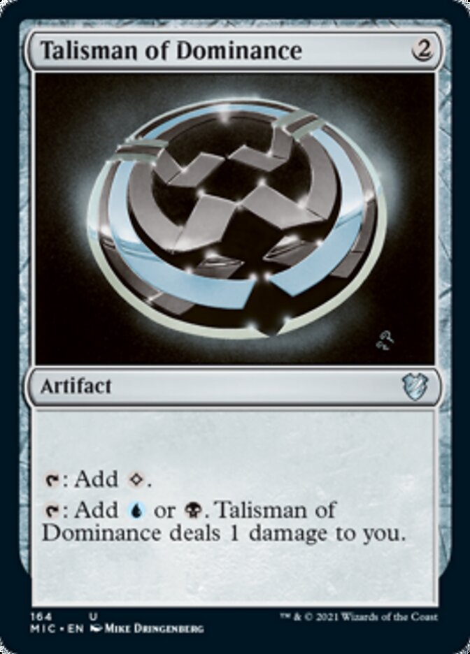 Talisman of Dominance [Innistrad: Midnight Hunt Commander] - The Mythic Store | 24h Order Processing