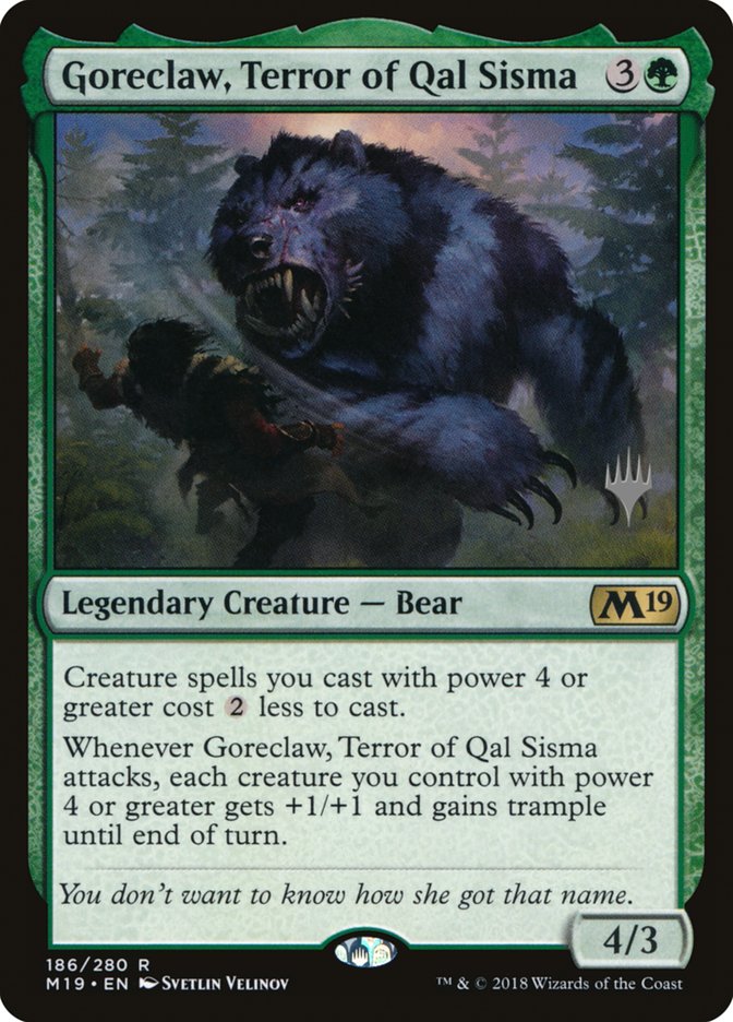 Goreclaw, Terror of Qal Sisma (Promo Pack) [Core Set 2019 Promos] - The Mythic Store | 24h Order Processing
