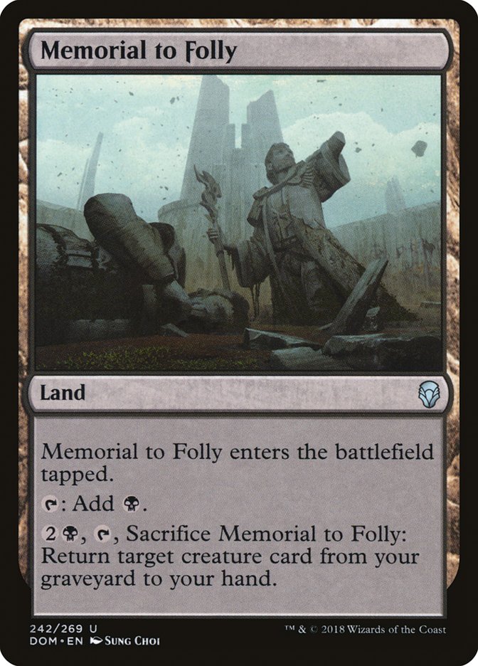 Memorial to Folly [Dominaria] - The Mythic Store | 24h Order Processing