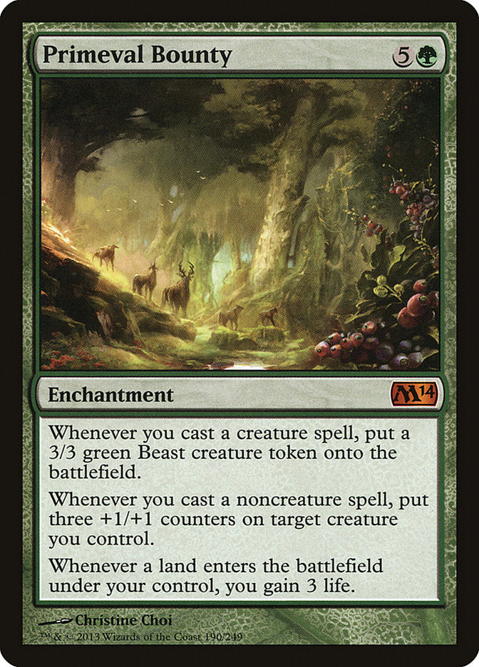 Primeval Bounty [Magic 2014] - The Mythic Store | 24h Order Processing