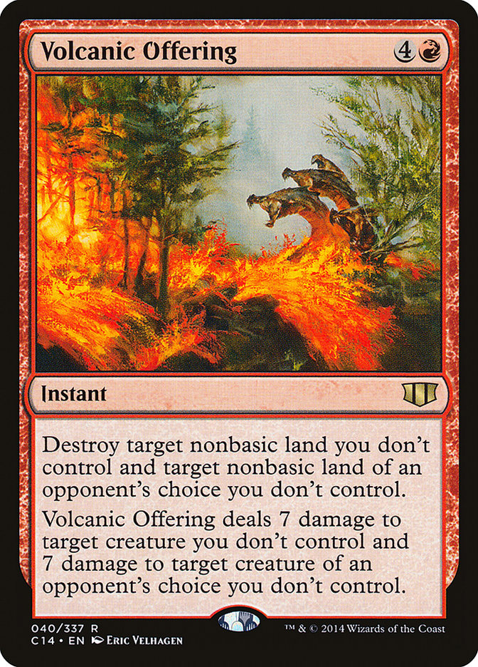 Volcanic Offering [Commander 2014] - The Mythic Store | 24h Order Processing