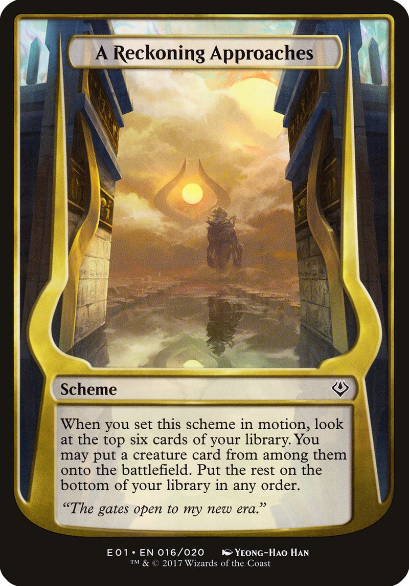 A Reckoning Approaches (Schemes) [Archenemy: Nicol Bolas Schemes] - The Mythic Store | 24h Order Processing