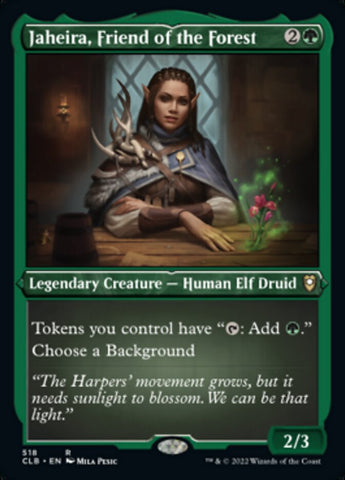 Jaheira, Friend of the Forest (Foil Etched) [Commander Legends: Battle for Baldur's Gate] - The Mythic Store | 24h Order Processing