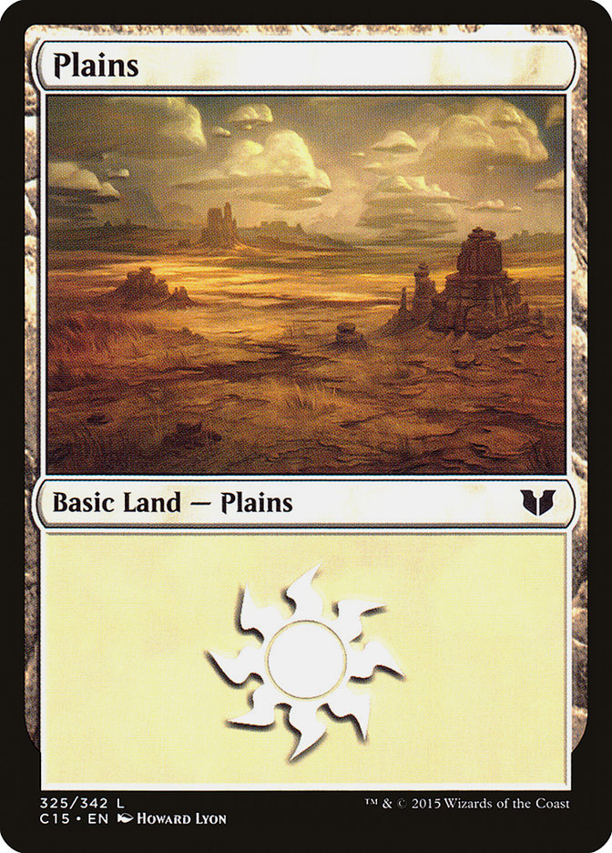 Plains (325) [Commander 2015] - The Mythic Store | 24h Order Processing