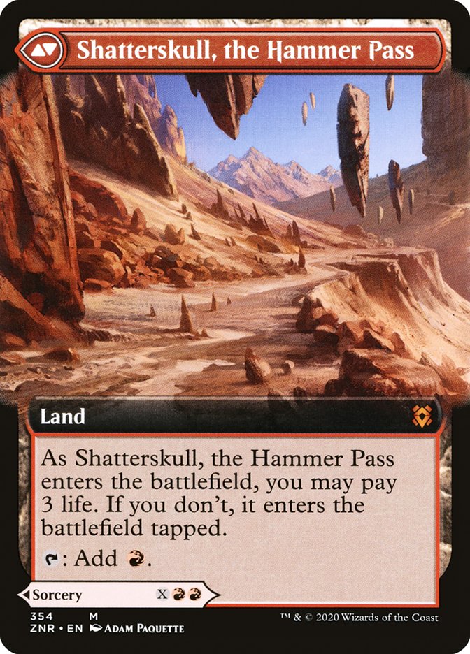 Shatterskull Smashing // Shatterskull, the Hammer Pass (Extended Art) [Zendikar Rising] - The Mythic Store | 24h Order Processing