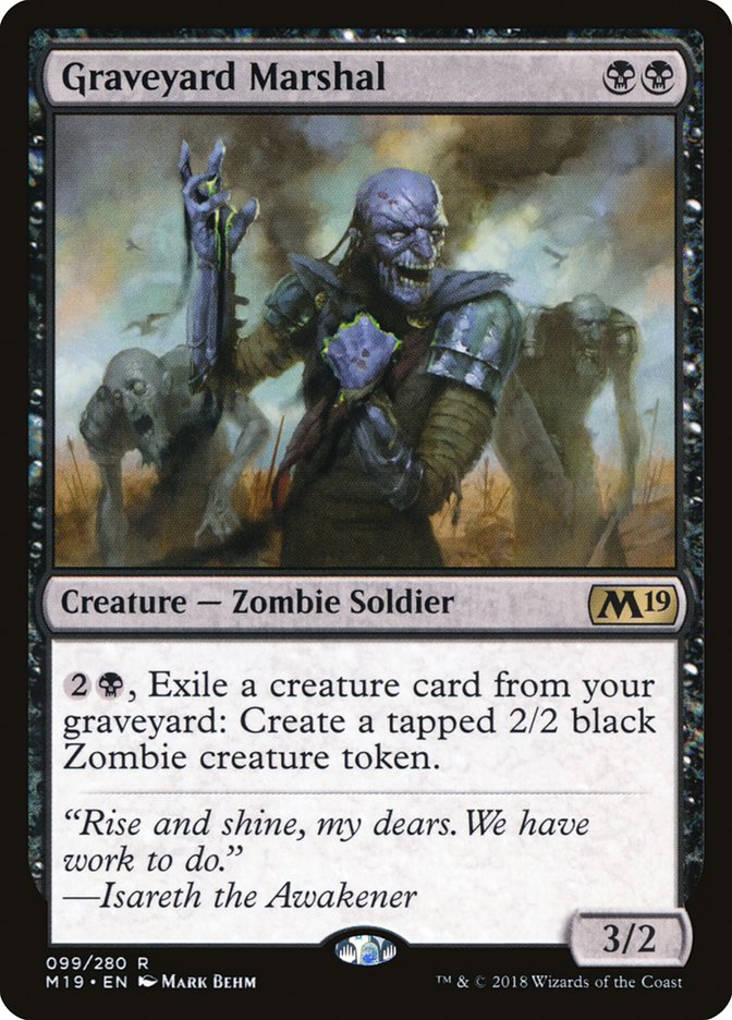 Graveyard Marshal [Core Set 2019] - The Mythic Store | 24h Order Processing