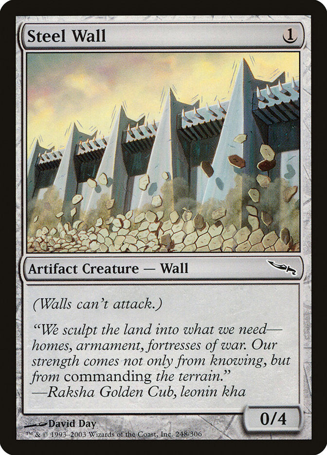 Steel Wall [Mirrodin] - The Mythic Store | 24h Order Processing
