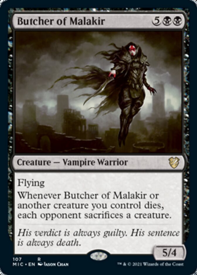 Butcher of Malakir [Innistrad: Midnight Hunt Commander] - The Mythic Store | 24h Order Processing