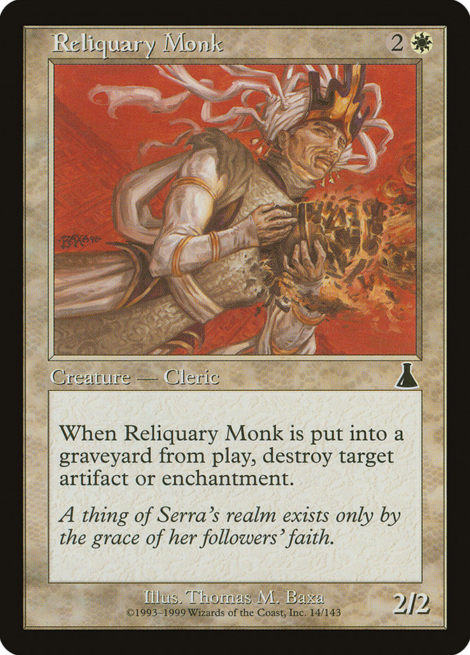 Reliquary Monk [Urza's Destiny] - The Mythic Store | 24h Order Processing